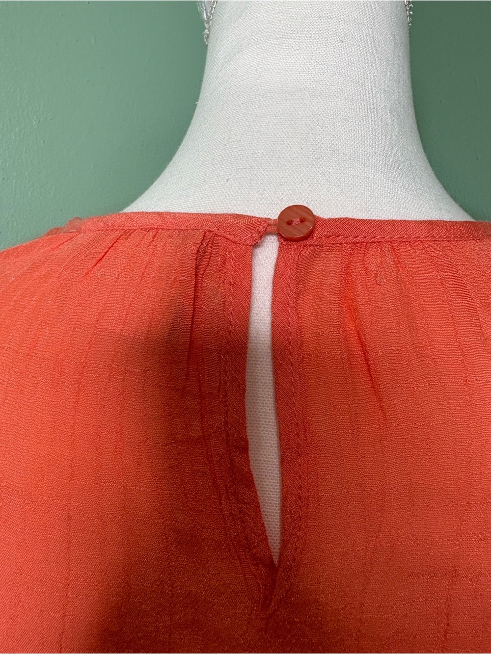 Zac & Rachel Coral Puff-Sleeve Ladder-Trim Blouse - Picture 7 of 9